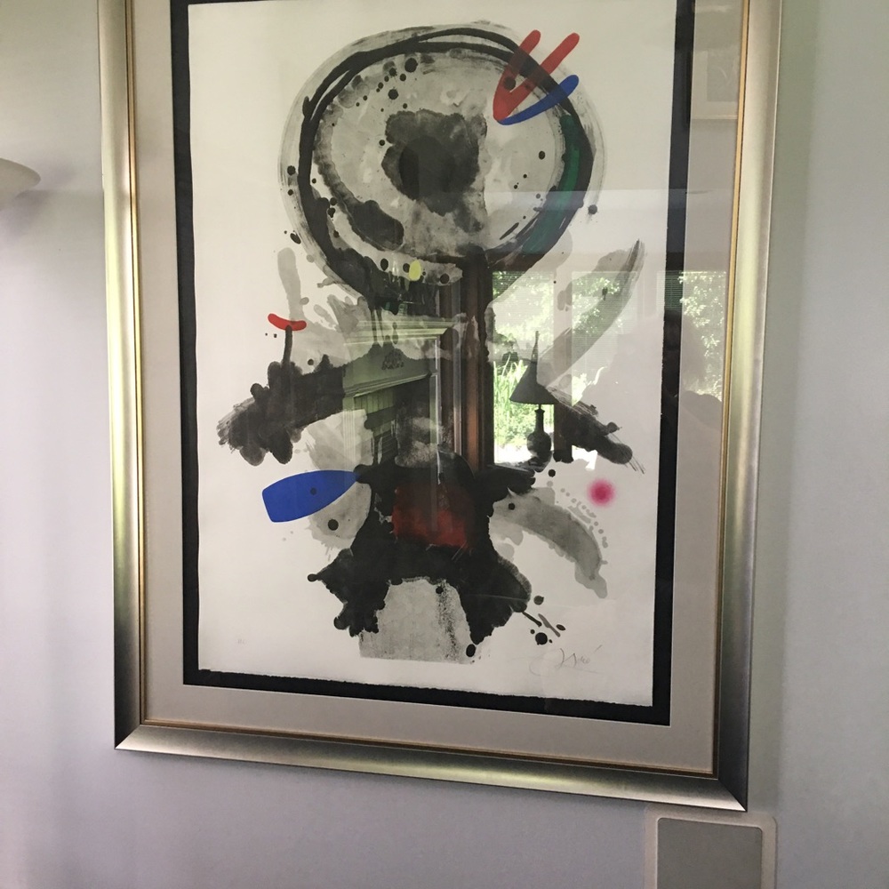 Joan miro hand signed